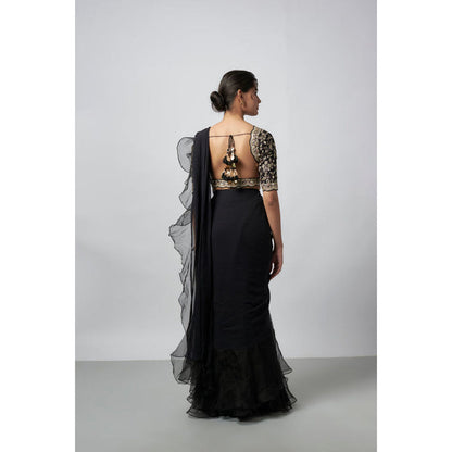 Gopi Vaid Ganika Saree with Stitched Blouse
