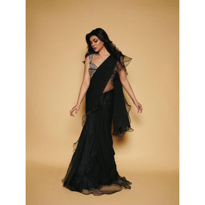 Gopi Vaid Sushmita Sen Saree with Stitched Blouse