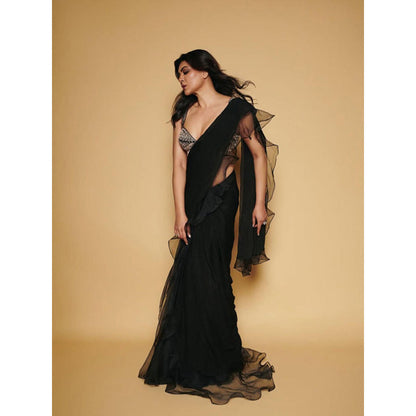 Gopi Vaid Sushmita Sen Saree with Stitched Blouse