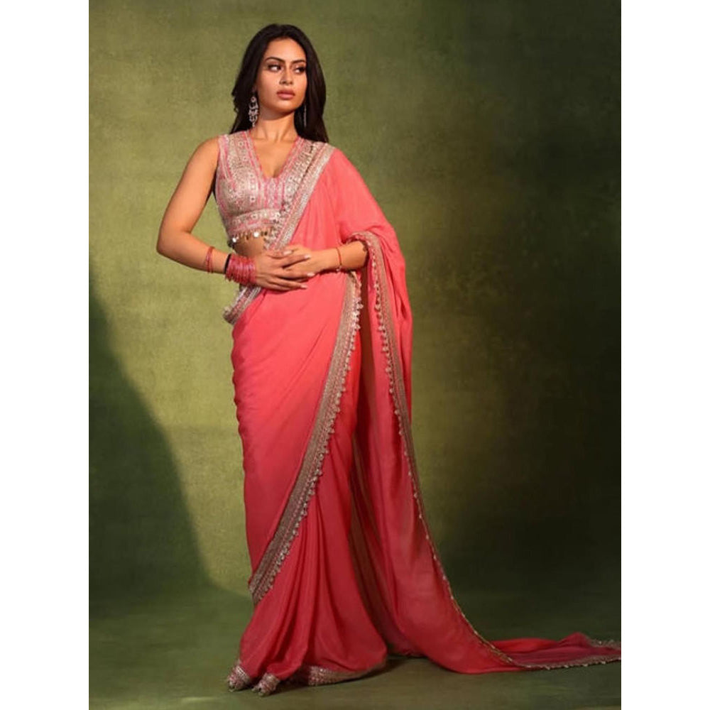Gopi Vaid Nysa Devgn in Samarkand Saree with Stitched Blouse