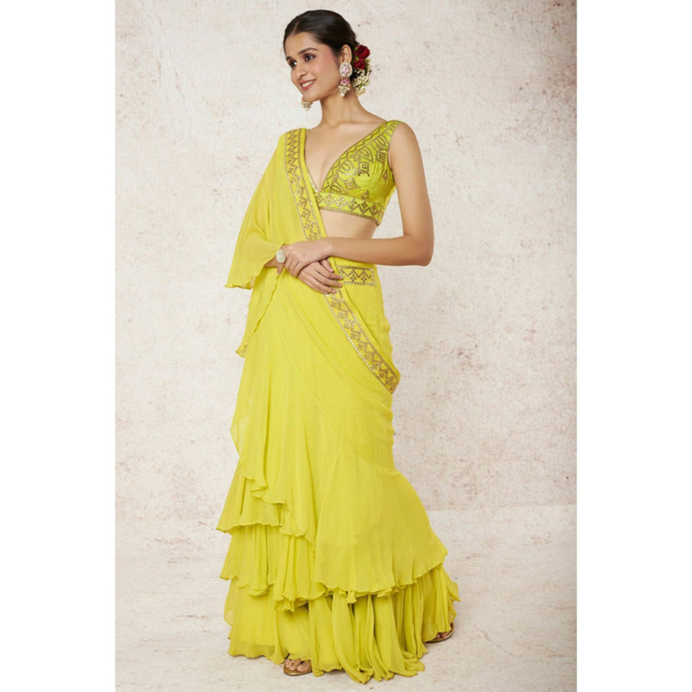 Gopi Vaid Abshar Saree with Stitched Blouse