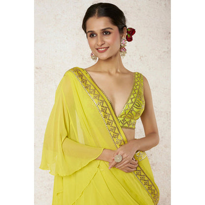 Gopi Vaid Abshar Saree with Stitched Blouse