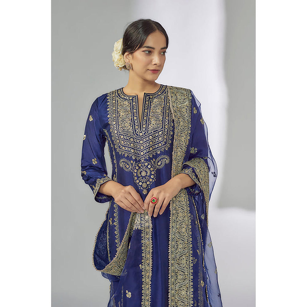 Gopi Vaid Rati Kurta with Palazzo and Dupatta