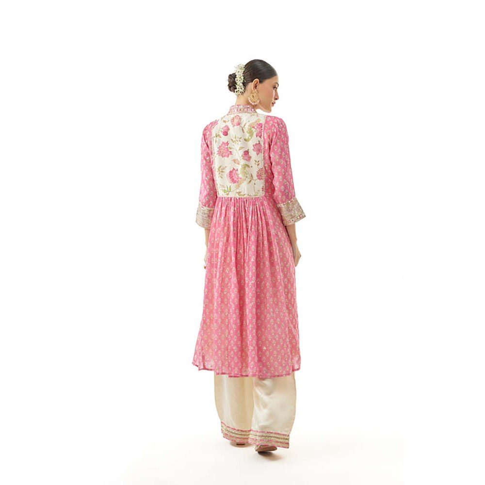 Gopi Vaid Riya Pink Kurta