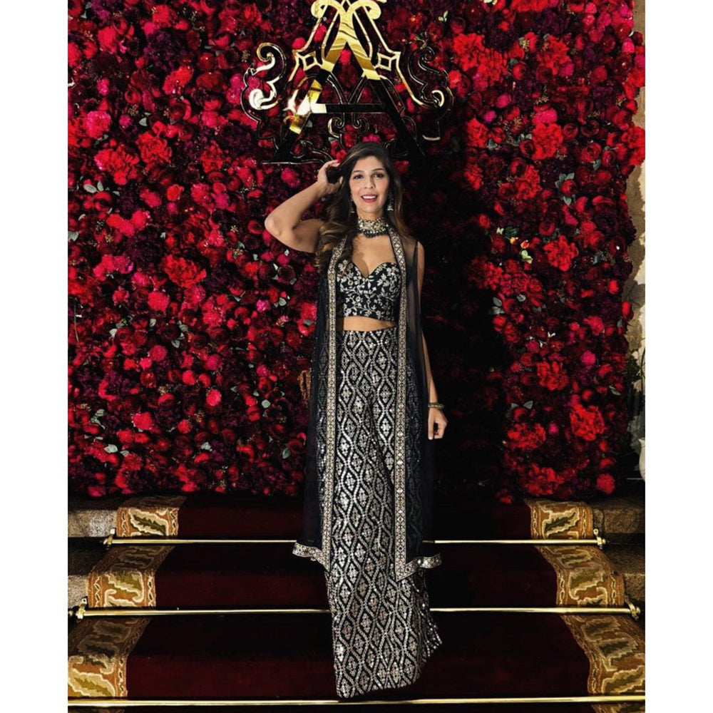 Gopi Vaid Mahika Black Co-Ord Set