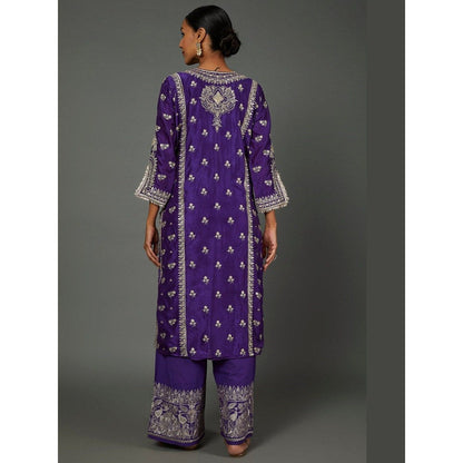 Gopi Vaid New Rati Purple Kurta with Palazzo and Dupatta