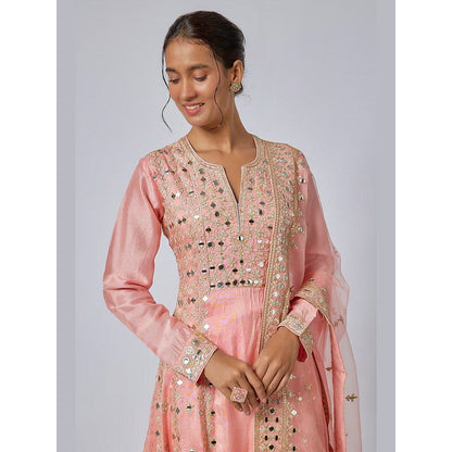 Gopi Vaid Amiha Anarkali Kurta with Palazzo and Dupatta