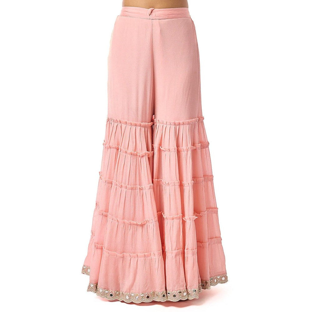 Gopi Vaid Zeya Pink Kurta with Sharara