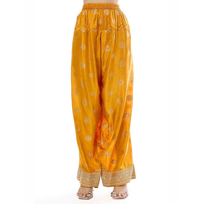 Gopi Vaid Nadia Yellow Kurta with Salwar