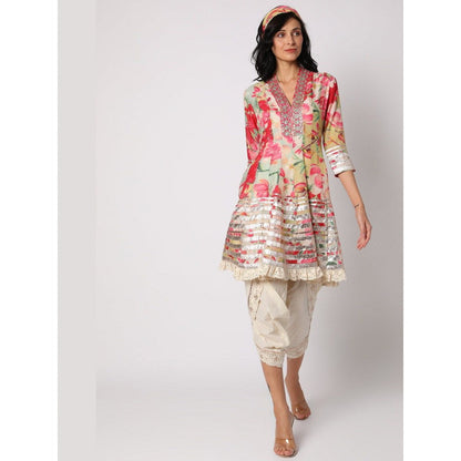Gopi Vaid Khushi Multicolor Top with Dhoti