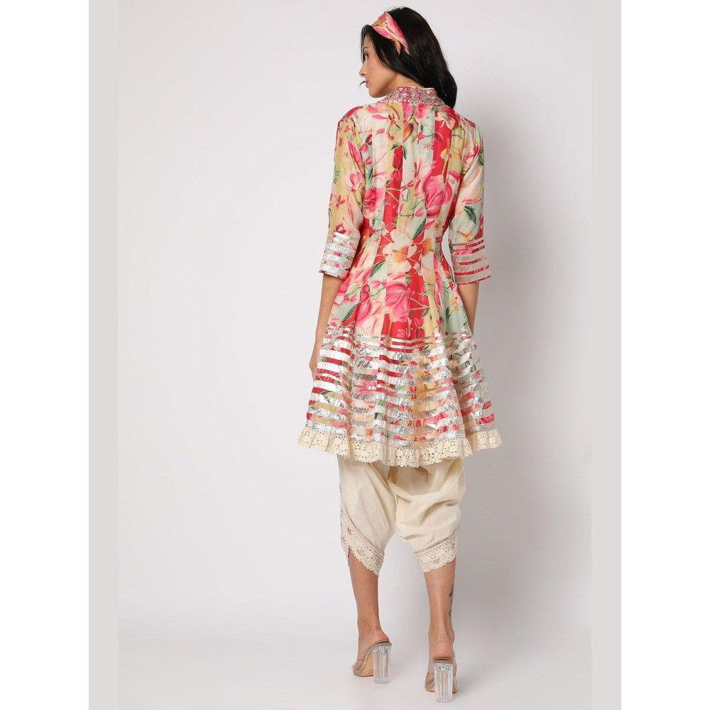 Gopi Vaid Khushi Multicolor Top with Dhoti