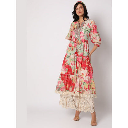 Gopi Vaid Swati Vatsa In Khushi Red Kurta with Palazzo