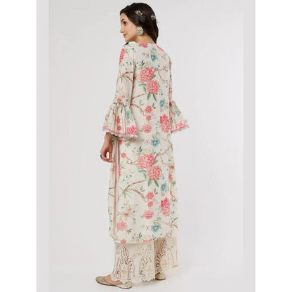 Gopi Vaid Sameesha Ivory Kurta with Palazzo