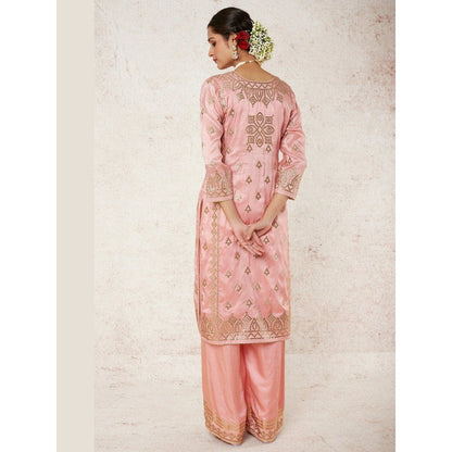Gopi Vaid Amaaya Pink Kurta with Palazzo