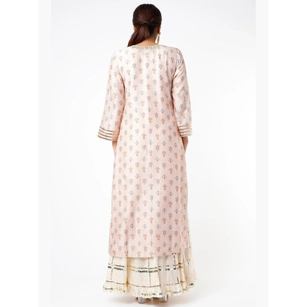 Gopi Vaid House Of Misu Summiyya In Mogra Pink Kurta with Sharara