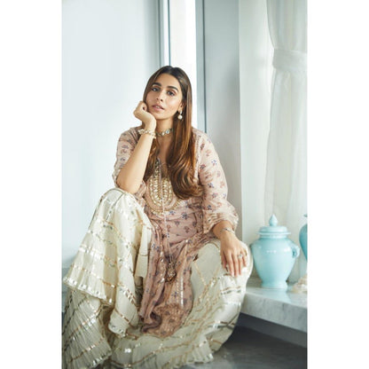 Gopi Vaid House Of Misu Summiyya In Mogra Pink Kurta with Sharara
