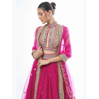Gopi Vaid Sidra Skirt with Blouse and Dupatta
