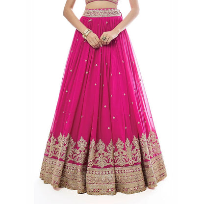 Gopi Vaid Sidra Skirt with Blouse and Dupatta