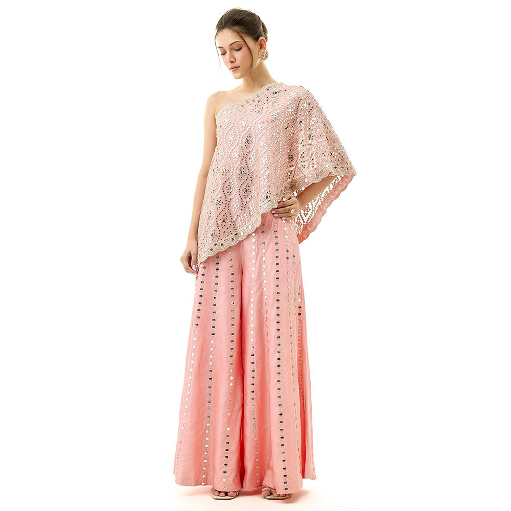 Gopi Vaid Pink Joan Top with Pant