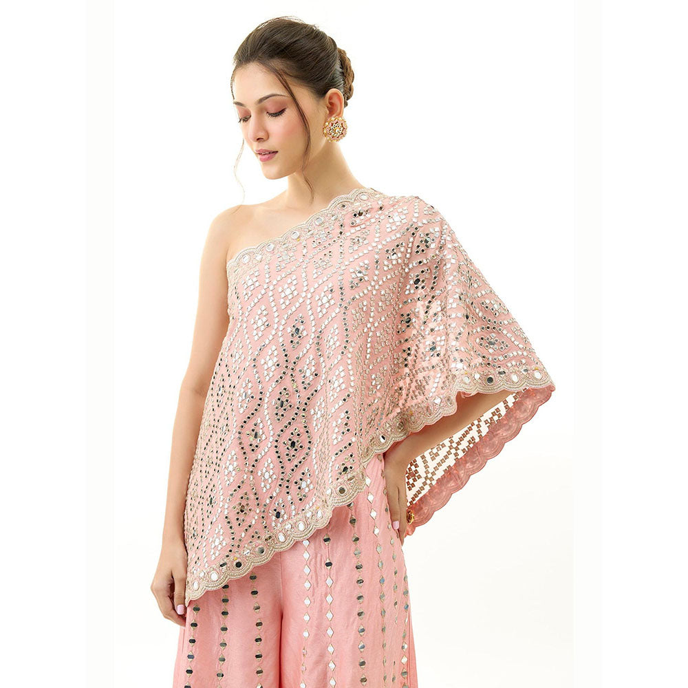 Gopi Vaid Pink Joan Top with Pant