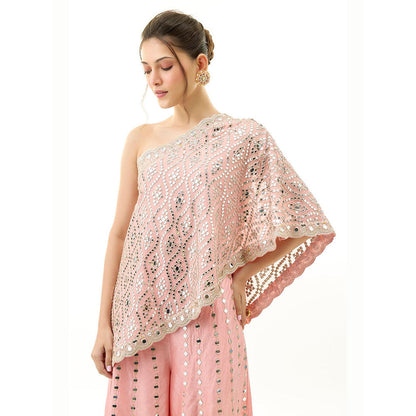 Gopi Vaid Pink Joan Top with Pant