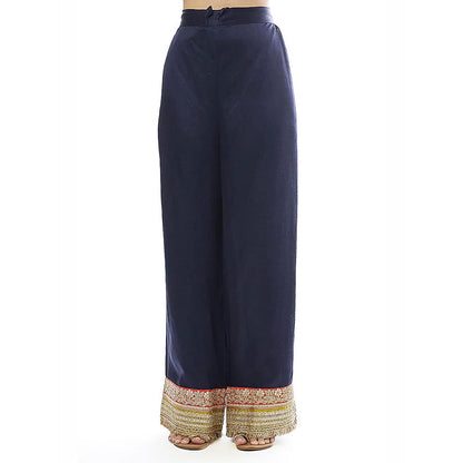 Gopi Vaid Blue Mehrunissa Kurta with Palazzo and Dupatta