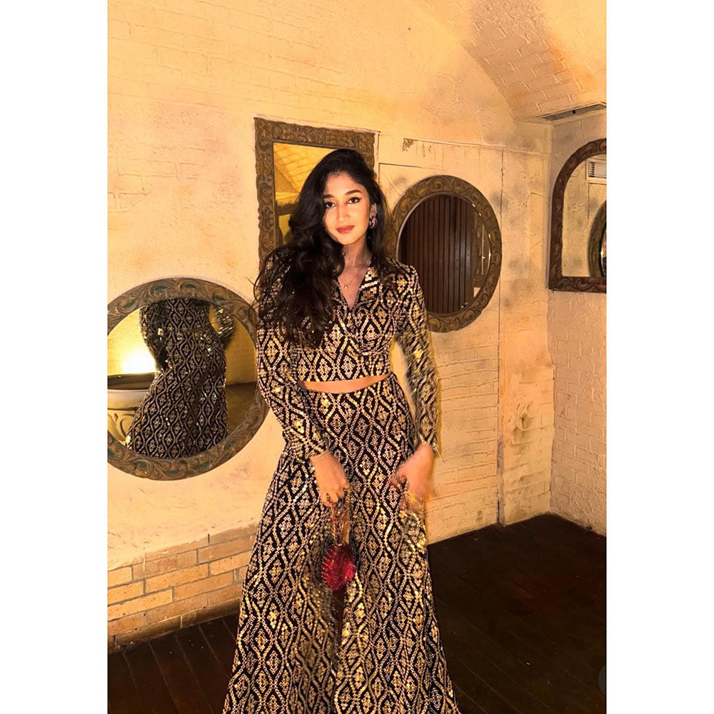 Gopi Vaid Black Seher Dutta In Shion Pant with Blazer