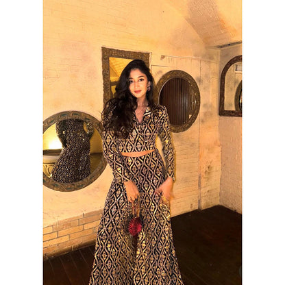 Gopi Vaid Black Seher Dutta In Shion Pant with Blazer