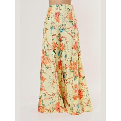 Gopi Vaid Yellow Saanvi Shirt with Pant