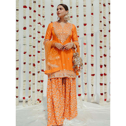 Gopi Vaid Aadhira Sharara Set -Aamna Sharif