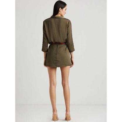 GUAPA Lisa Co-Ord Set (Shirt & Skirt) (Set of 2)