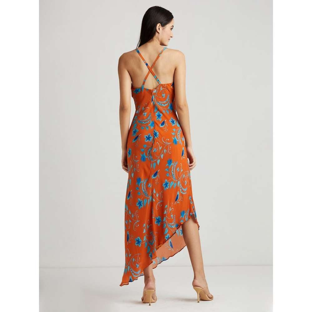 GUAPA Melo Bias Midi Dress