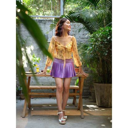 GUAPA Hayat Pleated Mini Skirt