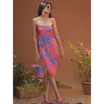 GUAPA Leila Modal Multi-Color Printed Mini Dress