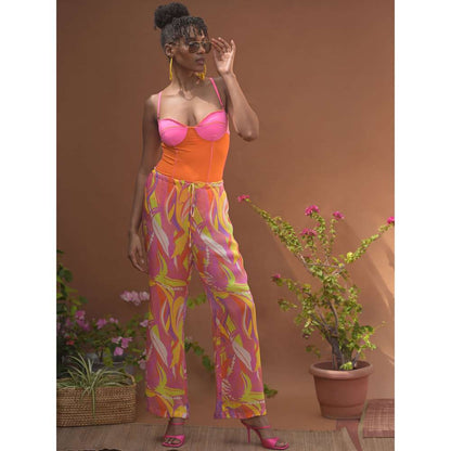 GUAPA Malibu Modal Multi-Color Printed Pant