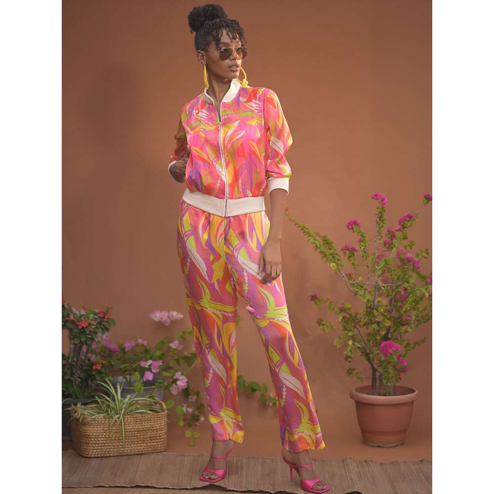 GUAPA Malibu Modal Multi-Color Printed Pant