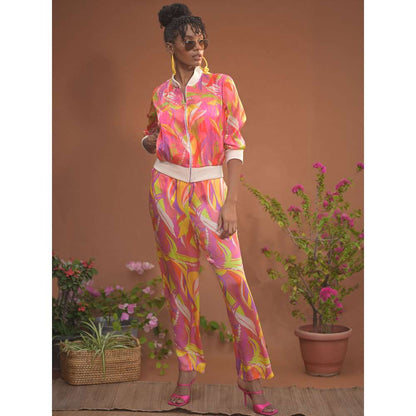 GUAPA Malibu Modal Multi-Color Printed Pant