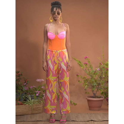 GUAPA Malibu Modal Multi-Color Printed Pant