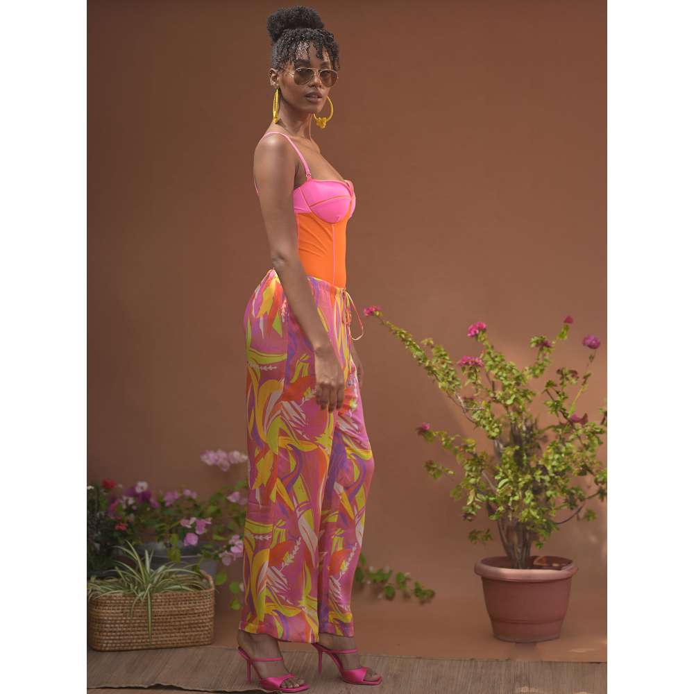 GUAPA Malibu Modal Multi-Color Printed Pant