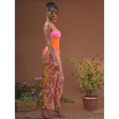 GUAPA Malibu Modal Multi-Color Printed Pant