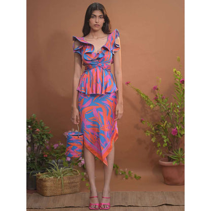 GUAPA Leila Modal Multi-Color Printed Top