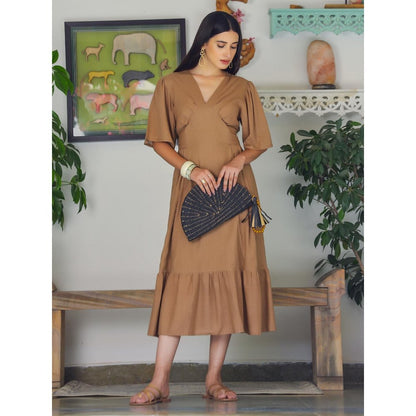Gulaal Bliss Brown Maxi Dress
