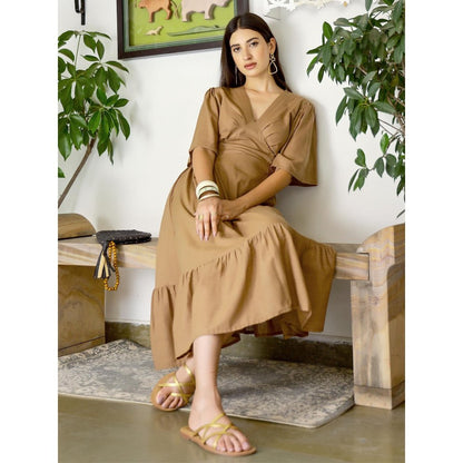 Gulaal Bliss Brown Maxi Dress