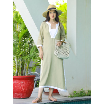 Gulaal Chill Wave Cotton Maxi Dress