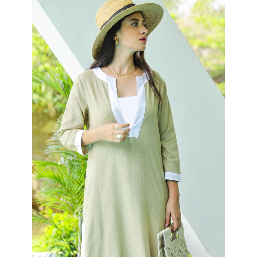 Gulaal Chill Wave Cotton Maxi Dress