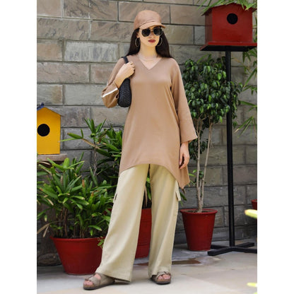 Gulaal Earthy Cotton Tunic with Pant Co-Ord (Set of 2)
