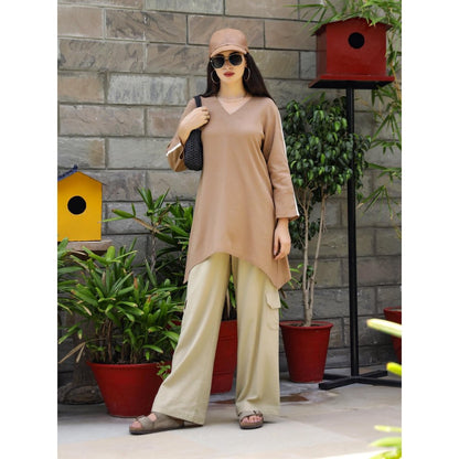 Gulaal Earthy Cotton Tunic with Pant Co-Ord (Set of 2)