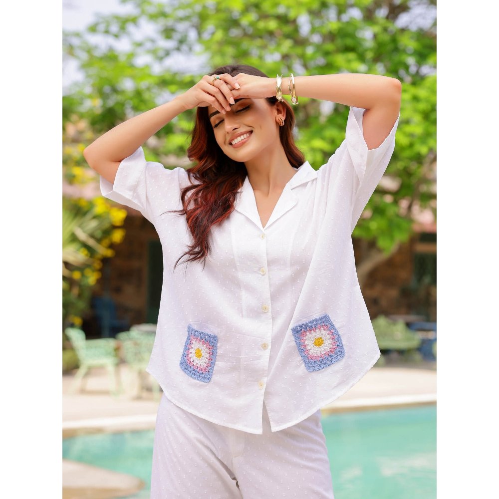 Gulaal Crochet Pockets Shirt