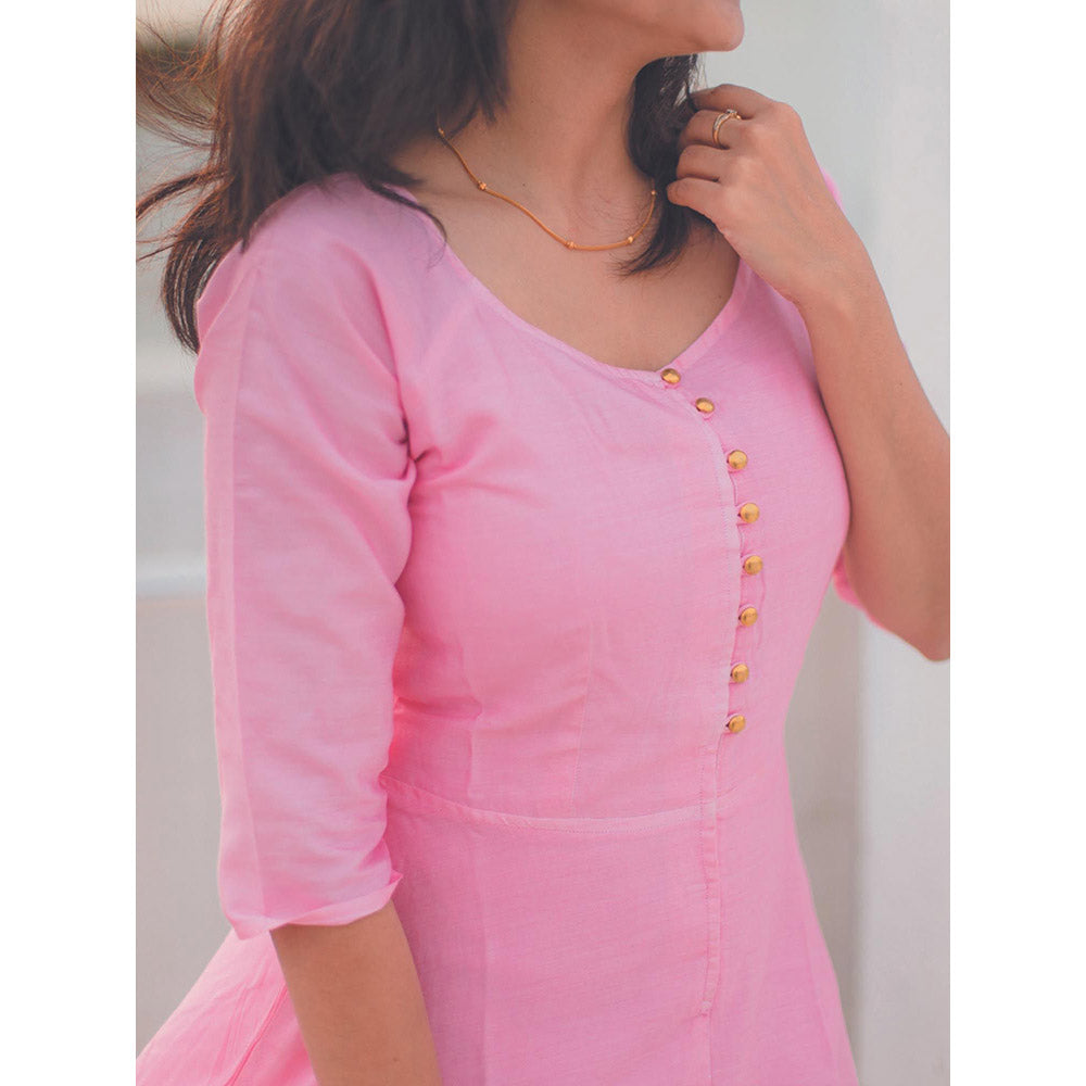 Gulaal Sunset Tulip Fit & Flare Dress