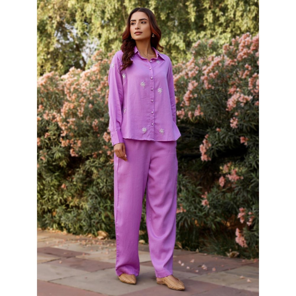 Gulaal Coconut Embroidered Co-Ord (Set of 2)